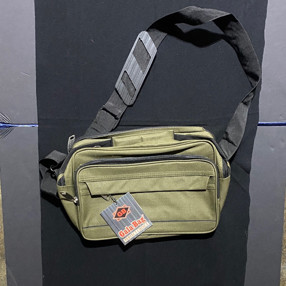 Olive Green Men's Messenger Bag